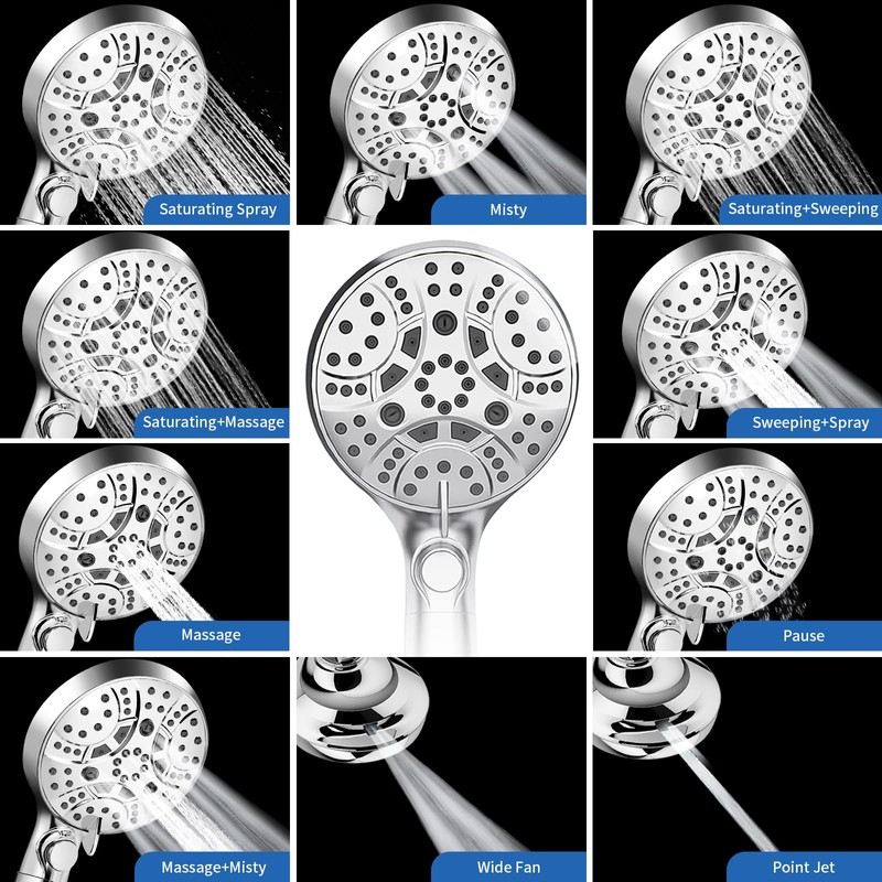 WATFIGBY RV Shower Head with Hose, Shower Head with Handheld,