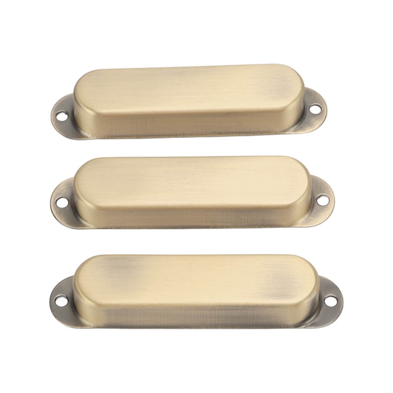 3Pcs Electric Guitar Single Coil Pickup Cover Copper Instrument Accessory
