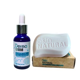 Kit Derma Quim Ácido Hialurónico 30ml + Skin Natural Shampoo y Acondicionadro en Barra 90gr