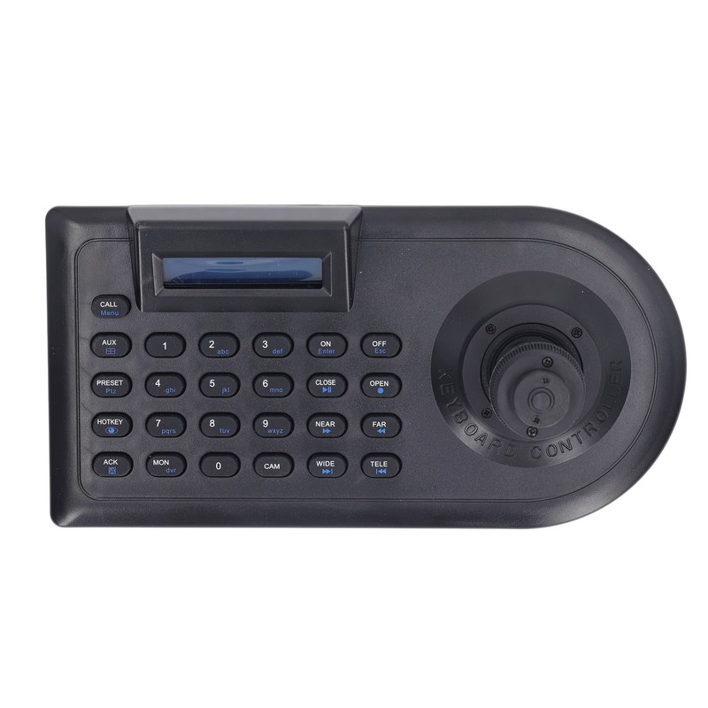 LCD Analog PTZ Camera Keyboard with 4D Joystick PTZ Speed