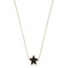 Kendra Scott Jae Star Gold Pendant Necklace in Black Drusy