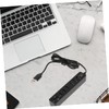 FELTECHELECTR 1pc USB Hub Office Laptop Expansion Transfer Adapter Projector
