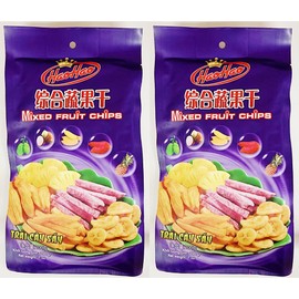 Mixed Fruit Chips, Assorted Tropical Fruits, 7 oz, Pack of 2