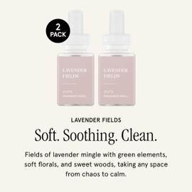 Pura - Fragrance for Smart Home Air Diffusers - Room Freshener - Aromatherapy Scents for Bedrooms & Living Rooms - Odor Eliminator - 2 Pack - Simply Lavender