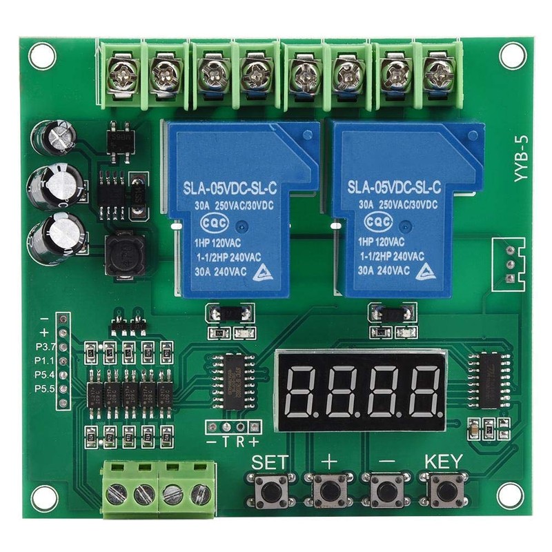 Forward/Reverse Motor Control Board Two Relay Timing Cycle Module 12v