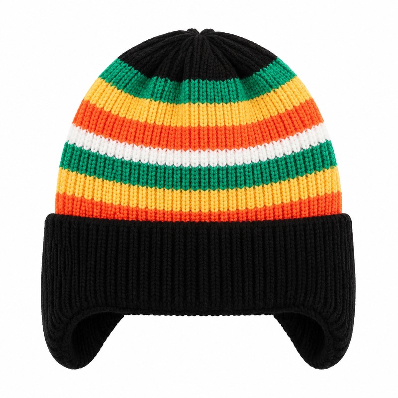 Baby Winter Knit Hat for Cold Weather – Cute Rainbow