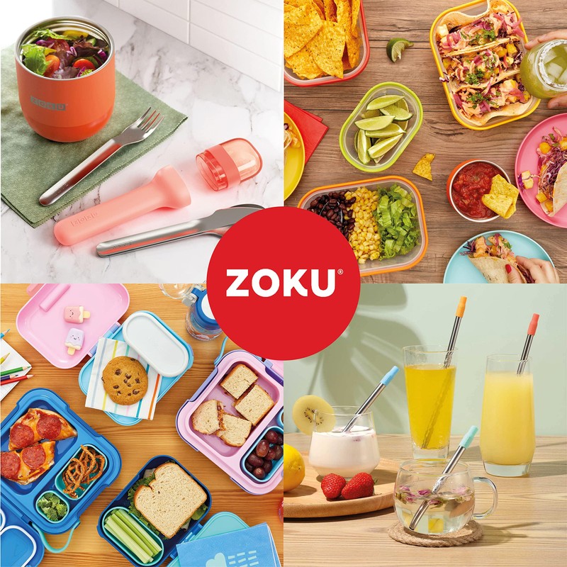 ZOKU - Mini Bento Box for Kids, Stackable, Lightweight, Leakproof,