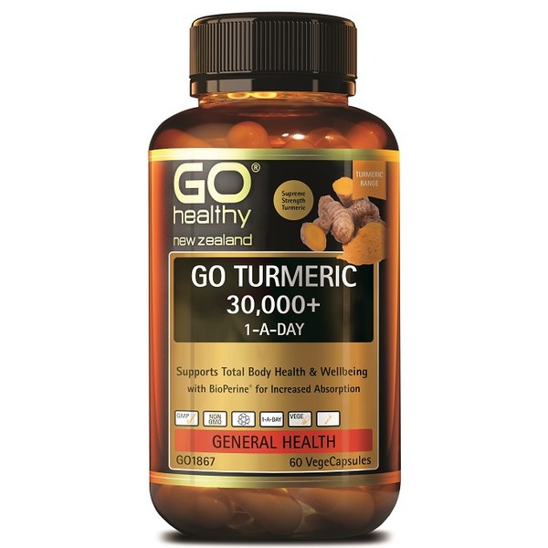 GO Healthy GO Turmeric 30,000+ 1-A-Day Capsules 60