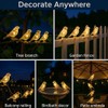 YZYOE 8 Packs of Solar Powered Bird Lights, Garden Decoration