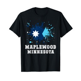 Maplewood Minnesota MN Splatter Trip Vacation Souvenir T-Shirt