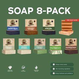 8-Pack Of Dr. Squatch Natural Soap TikTok Favorites (w/ FREE Gift!)