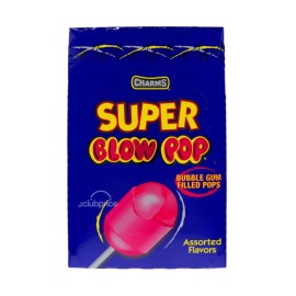 Charms Super Blow Pops, Assorted Flavors 48 Count | Buy Charms Super Blow Pops