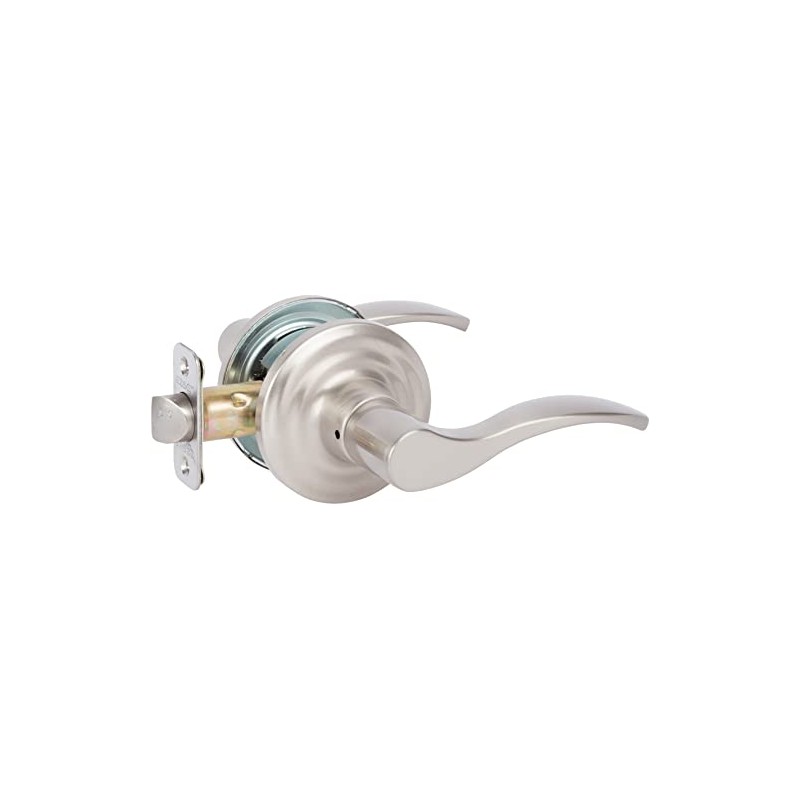 Delaney Hardware 502R-RY-US15-Privacy Regency Lever Privacy, Satin Nickel