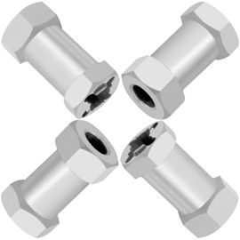 Vgoohobby Alloy 12mm Wheel Hex Hub 15mm/20mm/25mm Offset Extension Drive Adapter Compatible with Axial SCX10 Wraith Gen7 Gen8 D90 Jeep Wrangler 1/10 RC Crawler (25mm)