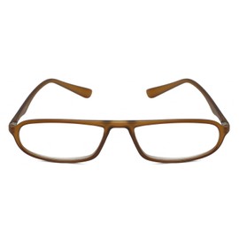 Calabria TR917 Flexie Sport Oval Bendable Reading Glasses +1.25 Smoke Grey Men Women Readers Bending Italy Design