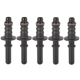 X AUTOHAUX Pack of 5 6.30 mm ID6 Car Fuel Line Hose Quick Release Plug