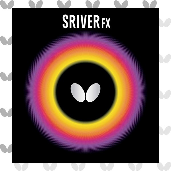 Butterfly 05060 Slaver FX Soft Rubber for Table Tennis, Black, Extra Thick
