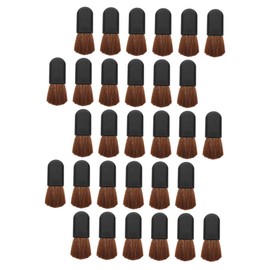 OHPHCALL 30pcs Makeup Brush Portable Powder Applicator for Blush Foundation and Contouring Soft Bristle Cosmetic Brushes for Travel and