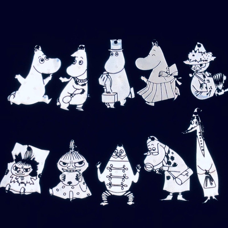 Glimmis Grimmis Moomin, Little My Eat, Blue