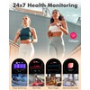 Ultra-thin Stainless Steel Smartwatch for Women Men 1.32'' Bluetooth