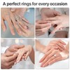 NuLink Ring Sizer Measuring Tool Stainless Steel Finger Rings Gauge