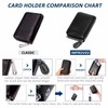 Credit Card Holder Small RFID Wallet Zipper Genuine Leather Wallets