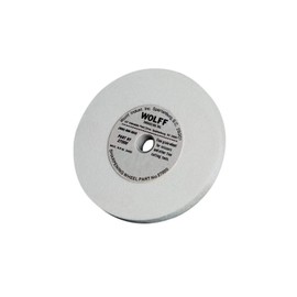 Wolff Twice as Sharp and Ookami Gold - Professional & Industrial Honing, Diamond, & Polishing Wheels. 5" Wheels fit Wolff Scissor Sharpening Machines (White Sharpening Wheel)