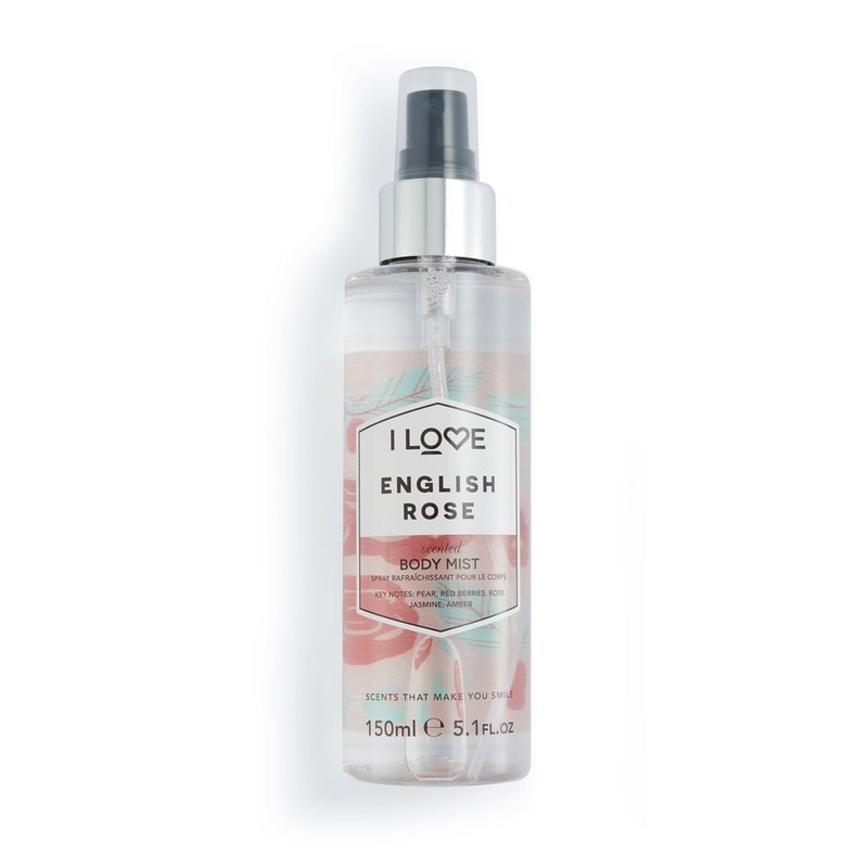 I Love I Love English Rose Scented Body Mist -