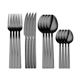 BERGNER Sofia BG - 16 Piece Stainless Steel Cutlery Set - Includes 4 Knives, 4 Forks, 4 Spoons, 4 Spoons - in Silver Colour