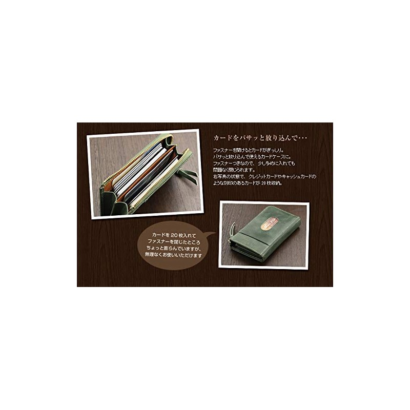 Avies Vintage Wax Leather, Genuine Leather, Pass Case, Card Case,