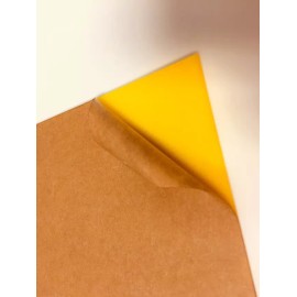 PlasticsAcrylic Yellow Translucent Acrylic Plexiglass sheet 1/16" x 12" x 12" #2037