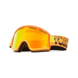 VonZipper Unisex Cleaver Ski and Snowboard Goggle - Grateful J - John J Signature Frame | Wildlife Fire Chrome