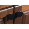 #6300 CKP Brand Aluminum Knob, Flat Black