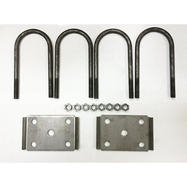 LIBRA 5200-7000lbs Trailer U Bolt Kits for 3" Round Trailer Axle …