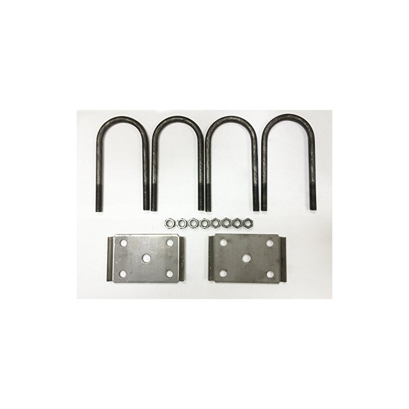 LIBRA 5200-7000lbs Trailer U Bolt Kits for 3" Round Trailer