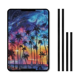 CLOHOMIN Hawaii RV Door Window Shade Cover Seaside RV Blackout Shades Coconut Tree RV Window Cover Foldable RV Skylight Cover with UV Protection and Hook and Loop