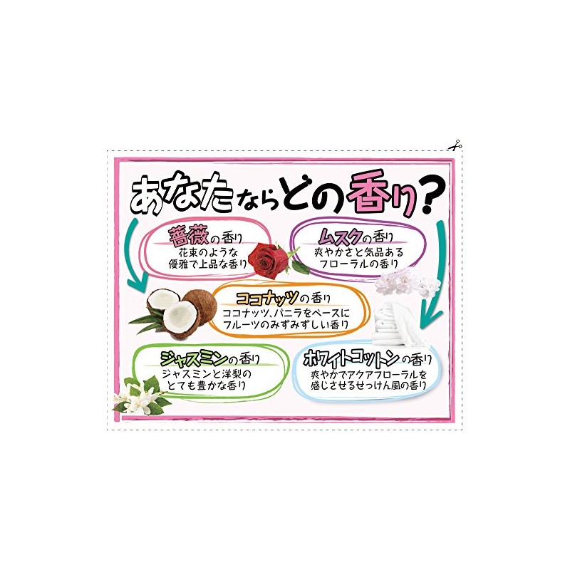 Scent of my laundry rose Refill [Non silicon softener] 480ml