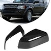 2PCS Door Mirror Cover LR019962 Glossy Black Replacement for LAND