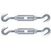 M6 x 110mm Hook Hook Steel Turnbuckles Wire Tensioner Strainer