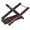 Wood Guitar Footstool, 3-Position Height Adjustable Guitar Foot Rest/Solid Wood