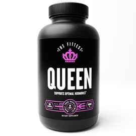 The Fittest Queen Supplement - Supports Hormone Balance, Fertility, Performance and Energy for Women - Grass fed Bovine Ovary, Liver, Bone Marrow & Heart - 180 Capsules