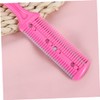LALAFINA Hair Styling Comb Double-Sided Haircut Scissors Stainless Steel Hair