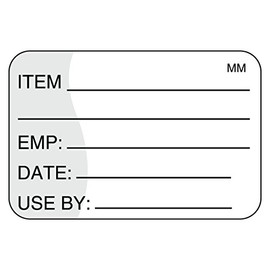 DayMark Safety Systems-IT111221 Removable Item/Date/Use-by Shelf-Life Label, 1" x 1.5" (Roll of 1000)