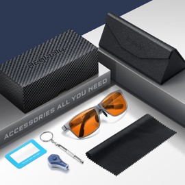 Reglaaly Blue-Light-Blocking-Gaming-Glasses Designed for Men/Women Gamers Anti Fatigue with Powerful Filter Lenses for Electronic Screens