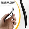 BEZOX Nail Clippers for Seniors Thick Toenails with Straight Blade