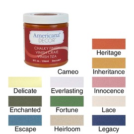 Deco Art ADC-02 Americana Chalky Finish Paint, 8-Ounce, Lace