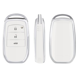 OFFCURVE Key Case Car Key Cover, Key Cover, Key Cover, Key Protective Cover, Suitable for Toyota RAV4 Land Cruiser 200 Yaris 4 GR Aygo X 86 Cross Auris Vios Prius Camry Corolla