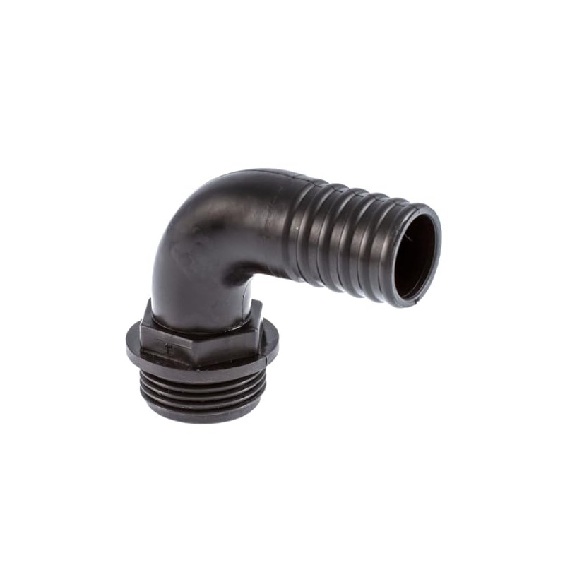 Poly Hosetail 1" BSP Male Elbow to 25 mm hosetail
