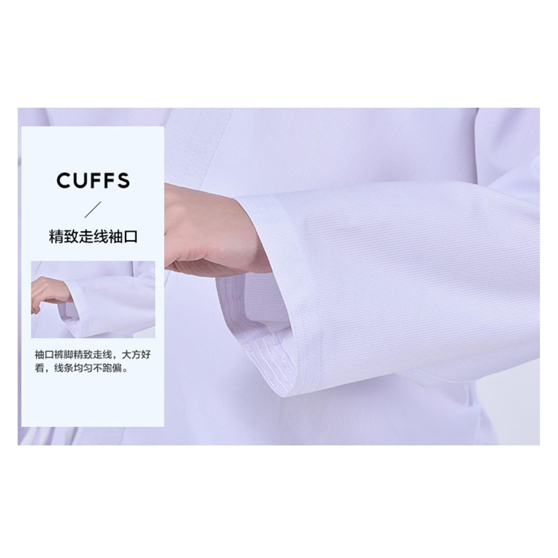 LanBuff Taekwondo Clothing, Karate Clothing, 100% Cotton, 3-Piece Set, Top