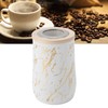 Coffee Bean Canister Airtight Stainless Steel Visible 800ml with Spoon
